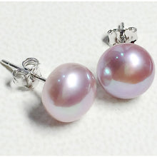 BaroqueOnly 100% Genuine Freshwater Pearl white pink purple blue Silver Stud Earrings Fashion Jewelry for Women Super Deal