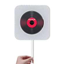 Montado en la pared reproductor de cd Bluetooth, interruptor con Remote HiFi altavoz USB reproductor auriculares Jack AUX entrada/salida