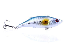 1Pcs 7.5cm 10g Rattlin Vib Fishing Lure Artificial Bait Vibration Fishing Tackle Crap Fishing Swimbait Pesca Wobblers