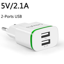 CinkeyPro USB Charger for iPhone Samsung Android 5V 4A 4-Ports Mobile Phone Universal Fast Charge LED Light  Wall Adapter