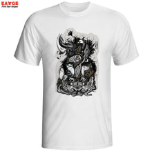 Moda nuevo diseño camiseta maravillosa gran Odin King Face Thor Cool camiseta cómics impreso camiseta Casual Anime Tee hombres
