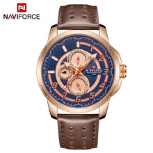 NAVIFORCE 2018 hombre reloj Top marca deportiva relojes de cuarzo Auto fecha semana Alta Calidad 30 m impermeable Relogio Masculino