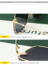 2020 New Fashion Lady Oversize Rimless Square Bee Sunglasses Women Men Small Bee Glasses Gradient Sun Glasses Female UV400