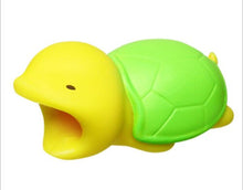 Cartoon Animals Bite Cable Data Protector Duck Dogs Cats Cute Shark Turtle for Iphone Data Line Protection Phone Accessory