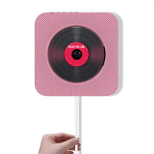 Montado en la pared reproductor de cd Bluetooth, interruptor con Remote HiFi altavoz USB reproductor auriculares Jack AUX entrada/salida