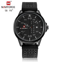 Reloj de cuarzo para hombre NAVIFORCE, relojes de cuero de marca de lujo, relojes de hombre para exteriores, reloj Masculino Casual, calendario Masculino, reloj Masculino