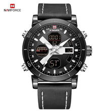 Reloj de cuero de marca NAVIFORCE Para Hombre reloj de pulsera de cuarzo de alta calidad resistente al agua reloj Para Hombre