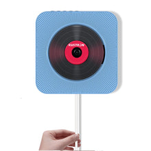 Montado en la pared reproductor de cd Bluetooth, interruptor con Remote HiFi altavoz USB reproductor auriculares Jack AUX entrada/salida