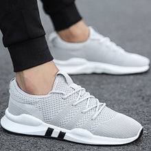 Mens casual shoes for men white damping fashion shoes non-slip wedge sneakers flyknit breathable 2019 hot cheap
