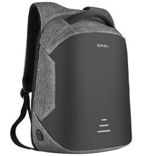 BAIBU nueva mochila para ordenador portátil de 15,6 pulgadas, para hombre, mochila antirrobo, mochila escolar para libretas, para mujer, con carga USB, mochila Oxford de viaje a prueba de agua