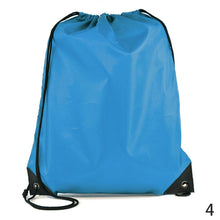 Portable Sports Bag Thicken Drawstring Belt Riding Backpack Gym Drawstring Shoes Bag Clothes Backpacks Waterproof