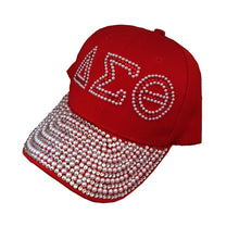 Compras de la gota DST hermandad 1913 letra griega fortaleza bufanda personalizada gorra de béisbol Rhinestone Delta Sigma Theta bufandas sombrero