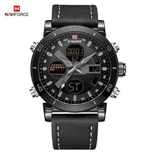 Reloj de cuero de marca NAVIFORCE Para Hombre reloj de pulsera de cuarzo de alta calidad resistente al agua reloj Para Hombre
