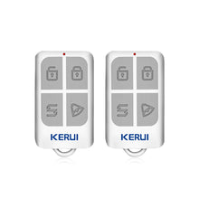 KERUI inalámbrico de alto rendimiento portátil Control remoto 4 botones llavero para WIFI GSM PSTN sistema de alarma de seguridad de hogar