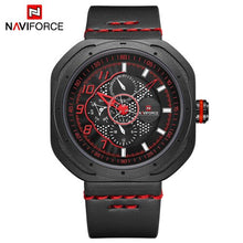NAVIFORCE reloj 2018 hombres reloj hombres cuero fecha relojes de cuarzo marca de lujo impermeable deporte reloj Relogio Masculino