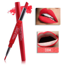 La srta. ROSE 2 en 1 FIESTA DE LA REINA Color Nude maquillaje trazador de líneas del labio impermeable duradera lápiz de labio cosmético Dropshipping. exclusivo. TSLM2