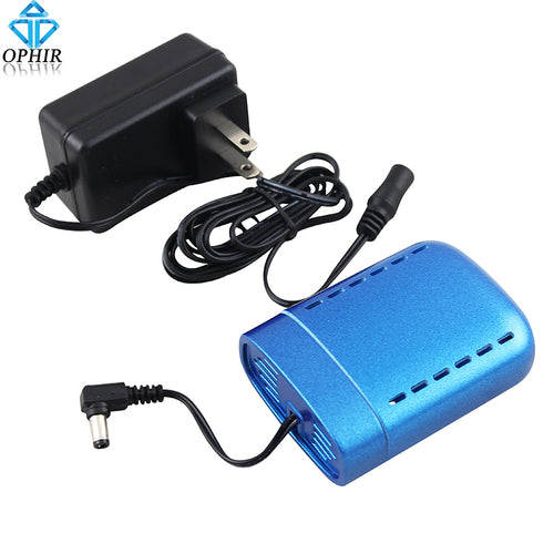 OPHIR 2000 mAh Mini Batteria Portatile per Airbrush Kit Compressore D'aria di Ricarica Della Batteria con Caricatore Di Potere _ AC079L