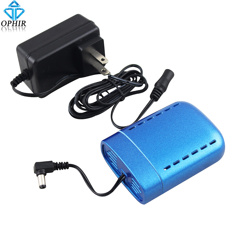 OPHIR 2000 mAh Mini Batteria Portatile per Airbrush Kit Compressore D'aria di Ricarica Della Batteria con Caricatore Di Potere _ AC079L