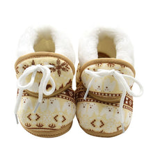 Zapatos de bebé de suela suave calzado para recién nacidos invierno Niño mantener caliente impresión en primer lugar los caminantes zapatos para bebés