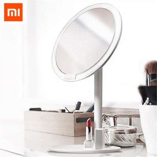 Xiaomi Mijia HD Makeup Mirror Light for Table Rechargeable LED Portable Lighted Makeup Mirror for Women Beauty Makeup Tool 