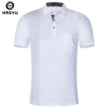 New 2018 Brand POLO Shirt Men Cotton Fashion Short Sleeve Casual Shirts High Quality Argyle Printed  Slim Men Polo Homme