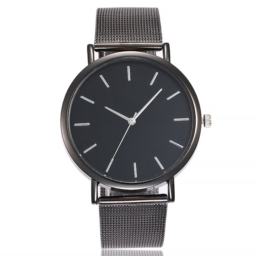 Relojes Vansvar para mujer Reloj redondo de plata de lujo Reloj clásico de aleación informal de moda Casual Reloj de pulsera de cuarzo de lujo #30