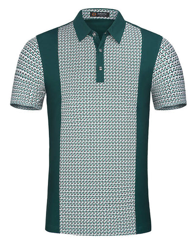 Men's Polo Shirt  Cotton Short Sleeves Famous Brand Plaid Contrast Color Anti-Wrinkle Personality Classic Men Polo Shirt