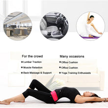 Back Massager Stretcher Fitness Massage Equipment Stretch Relax Stretcher Lumbar Support Spine Pain Relief Chiropractic