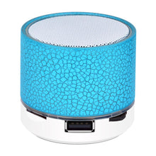 Mini Wireless Bluetooth Colorful Light Small Crack Sound Speaker  Subwoofer Support TF Card