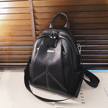 2020 spring new soft leather ladies backpack brand luxury designer large capacity casual travel bag white main sac a dos femme