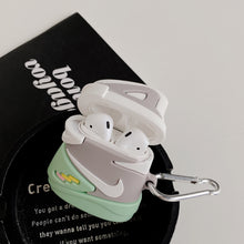 3D AJ1 Come Back to Future Sneaker Fluorescent Silicone AirPods Case 2 pro For Apple Airpods