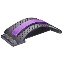 Back Massager Stretcher Fitness Massage Equipment Stretch Relax Stretcher Lumbar Support Spine Pain Relief Chiropractic