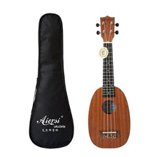 Aiersi marca 21 pulgadas de caoba Soprano ukelele Hawaiano guitarra ukelele