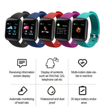 IP67 Waterproof Smart Bracelet Watch Color Screen Heart Rate Blood Pressure Monitoring Track Movement Wearable Smart Watch