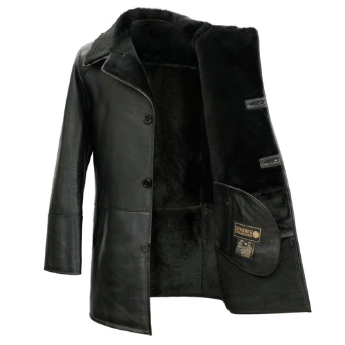 Istanbul New High Quality Men's Black Sheepskin Leather Real Fur Coat - Buy Turkey Fur Coat,Fur Coat Istanbul,Fur Coat Men Product on Alibaba.com