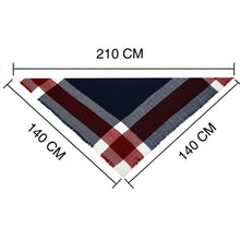 New Fashion Winter Scarf Women Triangle Warm Plaid Scarf Luxury Brand Ladies Cashmere Scarves and Shawls Gift