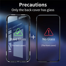 Ultra Magnetic Adsorption Phone Case For iPhone XS Max XR X 10 8 7 6 6S S R Plus Coque Luxury Magnet Glass Cover Fundas
