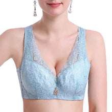 Push Up Full Coverage Thin Sexy Lace Gather Comfy Vest Bra CD Cup