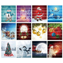 6pcs/set Waterproof PVC Stair Stickers Snowman Santa Claus Christmas Floor Stairway Stickers Christmas Decoration for Home