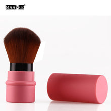 1Pcs Loose Power Foundation Blush Makeup Brush Mini Retractable Portable Blusher Face Brushes Beauty Cosmetic Travel Tools