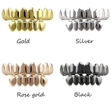 New Hip Hop Teeth Grillz Set Top Bottom Mouth Teeth Grills Fashion Removable Dental Grills Jewelry