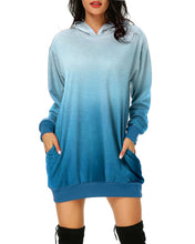 Women Long Sleeve Printed Hooded Sweatshirt