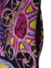 Women Floral Printed Loose 3/4 Sleeves O-Neck Dress