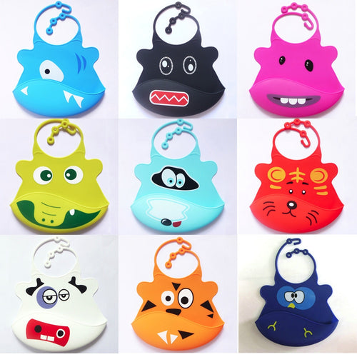 MUQGEW New Design Baby Bibs Waterproof Silicone Feeding Saliva Towel Toddler Kids Adjustable Feeding Apron Saliva Bandana