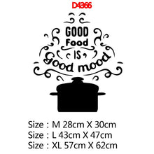 New Design Kitchen Ware Waterproof Wall Stickers For Kitchen Decoration Removable Wall Art Decal Kitchen Room Text Vinyl Mural