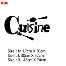 New Design Kitchen Ware Waterproof Wall Stickers For Kitchen Decoration Removable Wall Art Decal Kitchen Room Text Vinyl Mural