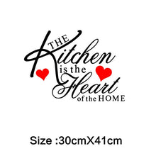 New Design Kitchen Ware Waterproof Wall Stickers For Kitchen Decoration Removable Wall Art Decal Kitchen Room Text Vinyl Mural