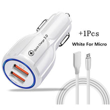 USB Car Charger 3.1A Fast Charging Mobile Phone Accessories For Samsung Huawei Xiaomi redmi note 8/9 pro USB-Car-Charger Adapter