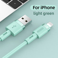 Charger For iPhone 11 Pro Max X XR XS 8 7 6 6s 5 5s iPad Cord for Charging Charger Cable Liquid Silicone Cable For iPhone Cable