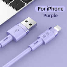 Charger For iPhone 11 Pro Max X XR XS 8 7 6 6s 5 5s iPad Cord for Charging Charger Cable Liquid Silicone Cable For iPhone Cable